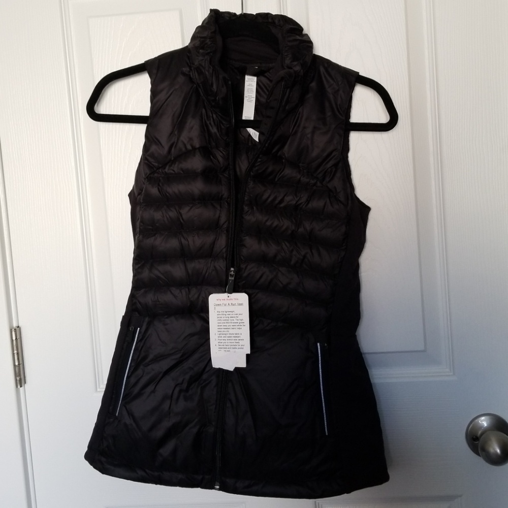 NWT Lululemon Down for a Run Vest II Size 4
